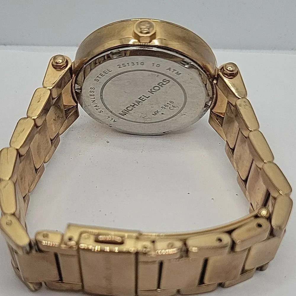 Michael Kors Parker MK5616 Women's StainlessSteel Analog Quartz Dial Watch BC823